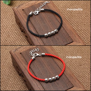 VÒNG ĐEO TAY CHỈ ĐỎ ĐEN MAY MẮN
