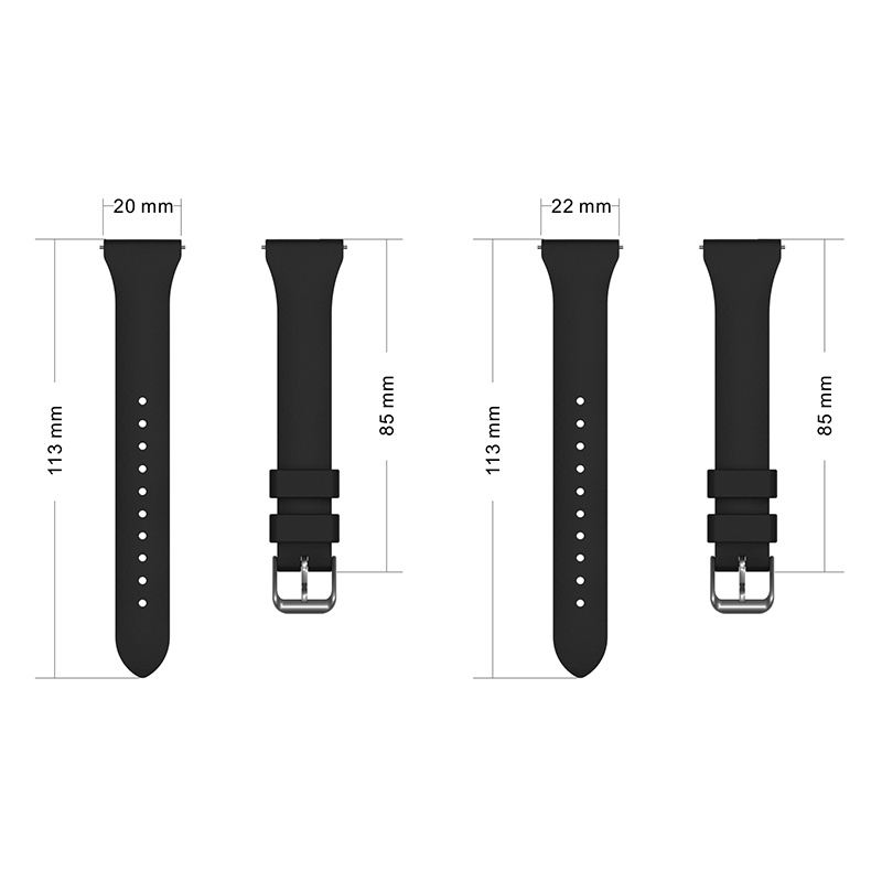 Dây Đeo Thay Thế 20Mm 22MM Cho Đồng Hồ Thông Minh Garmin vivomove HR Samsung gear S2 classic Huami amazfit GTR 42MM