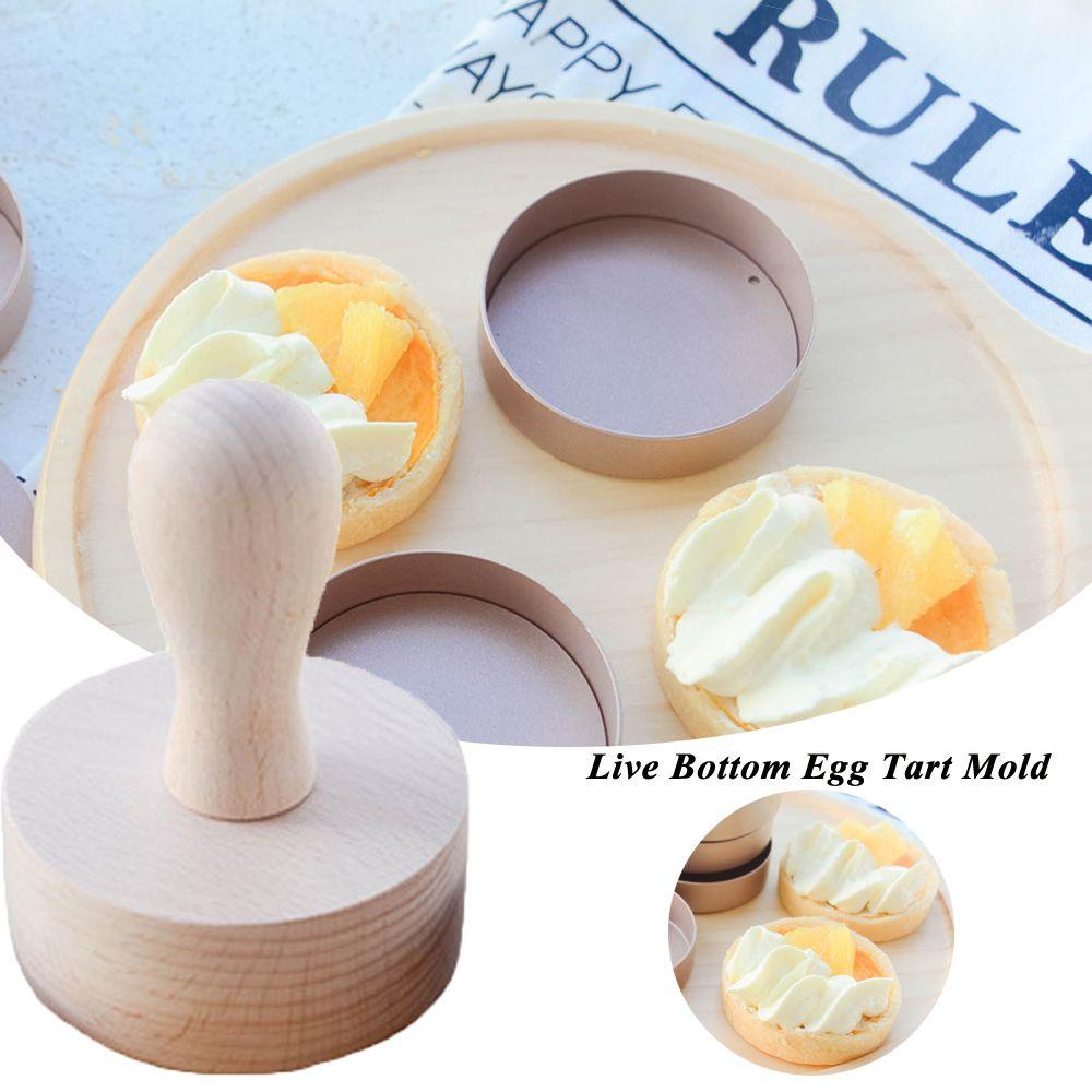 LAKAMIER Khuôn Làm Bánh Tart Trứng Bằng Thép Không Gỉ