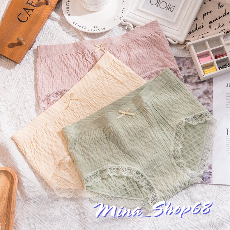 Quần Lót Nữ Cotton MINA85  Mềm Mịn Thoáng Khí, Co Dãn 4 Chiều | BigBuy360 - bigbuy360.vn