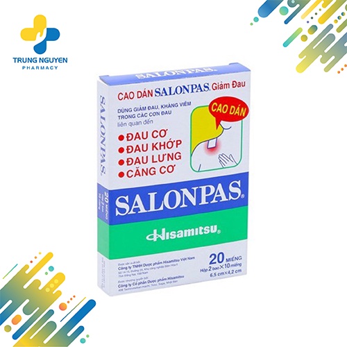 Miếng dán hỗ trợ giảm đau Salonpas