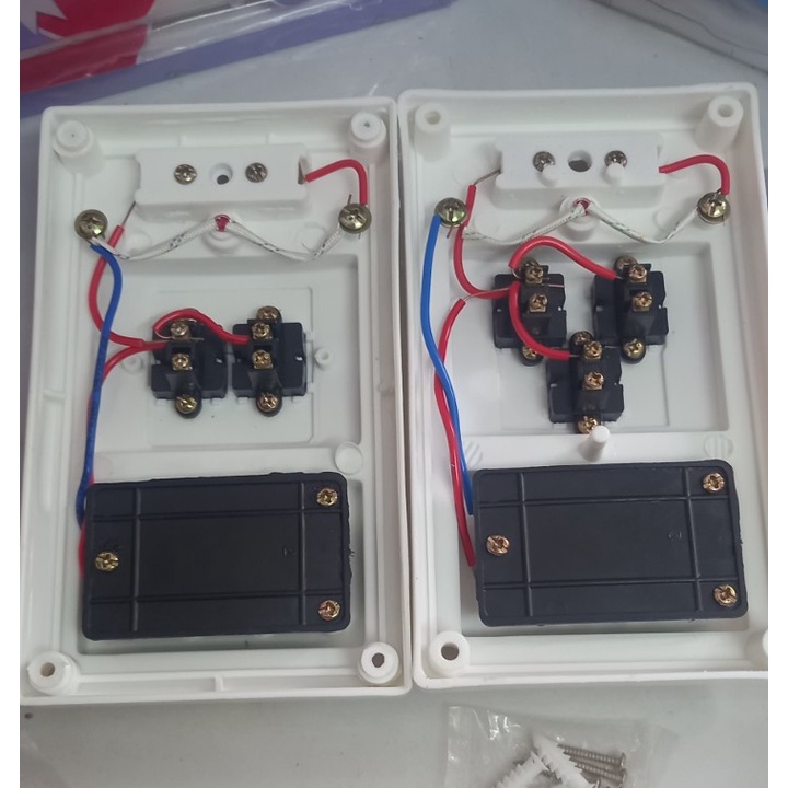 Bảng điện, taplo giả âm tường hàng cao cấp 1, 2, 3 công tắc
