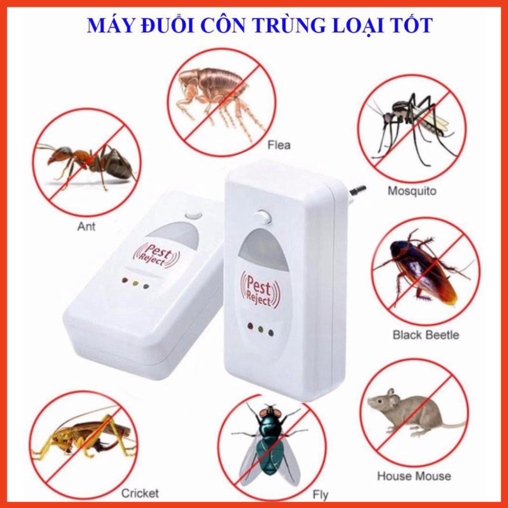 Đuổi Côn Trùng Pest Reject - Máy Đuổi Côn Trùng Chuột , Gián, Kiến, Muỗi