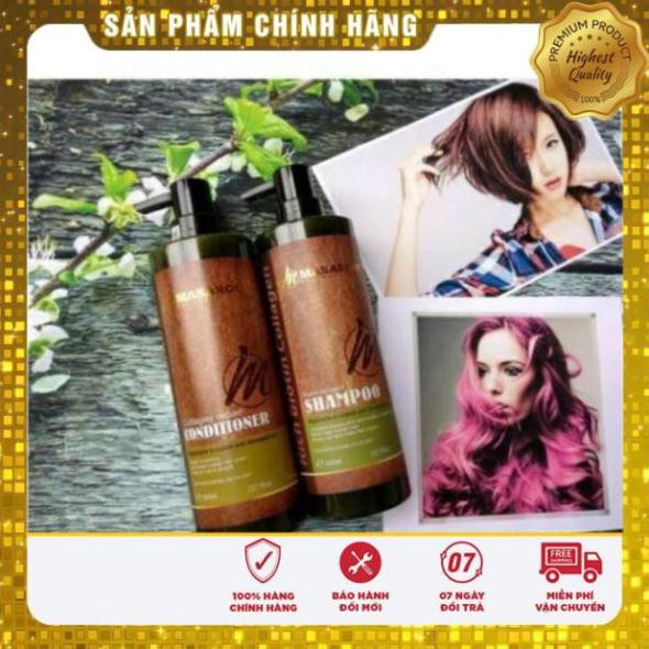 ⚡FREE SHIP⚡ 🌻Mã MINHSAN02 giảm 20k đơn 500k🌻 CẶP DẦU GỘI DẦU XẢ TƠ TẰM - SIÊU PHỤC HỒI MARSARONI 800ML