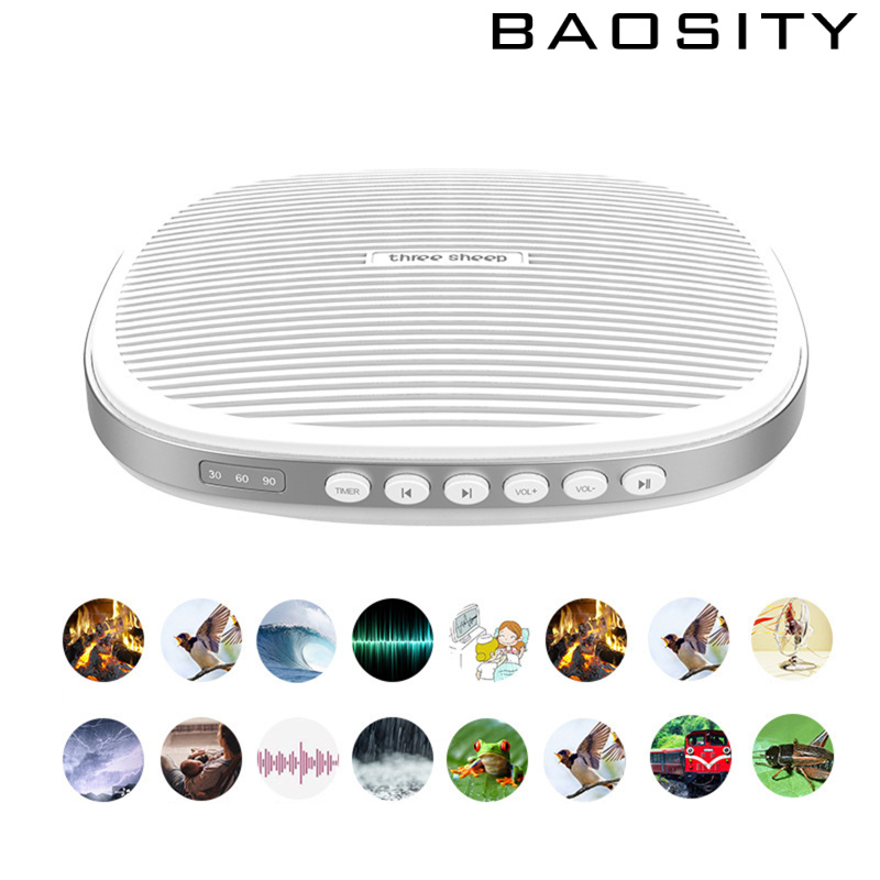 [BAOSITY]White Noise Sound Machine Spa Easy Sleep Baby Relax Therapy for Kids