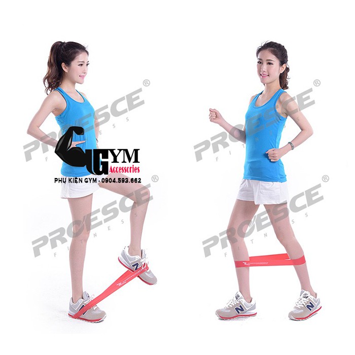 Dây Mini Band Proesce Fitness, Dây Kháng Lực Tập Mông Đùi