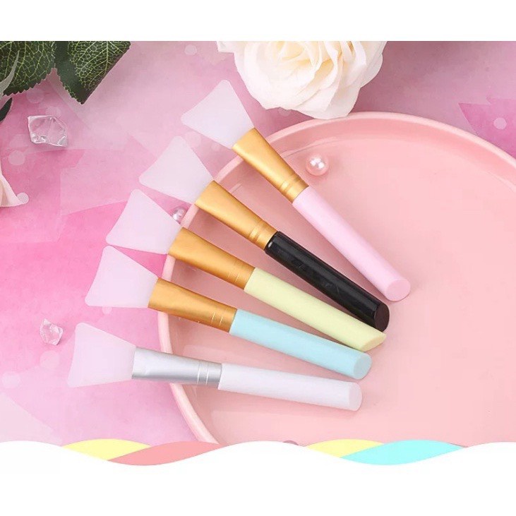Sỉ 10 Chổi Sillicon quét mặt nạ trang điểm cao cấp
