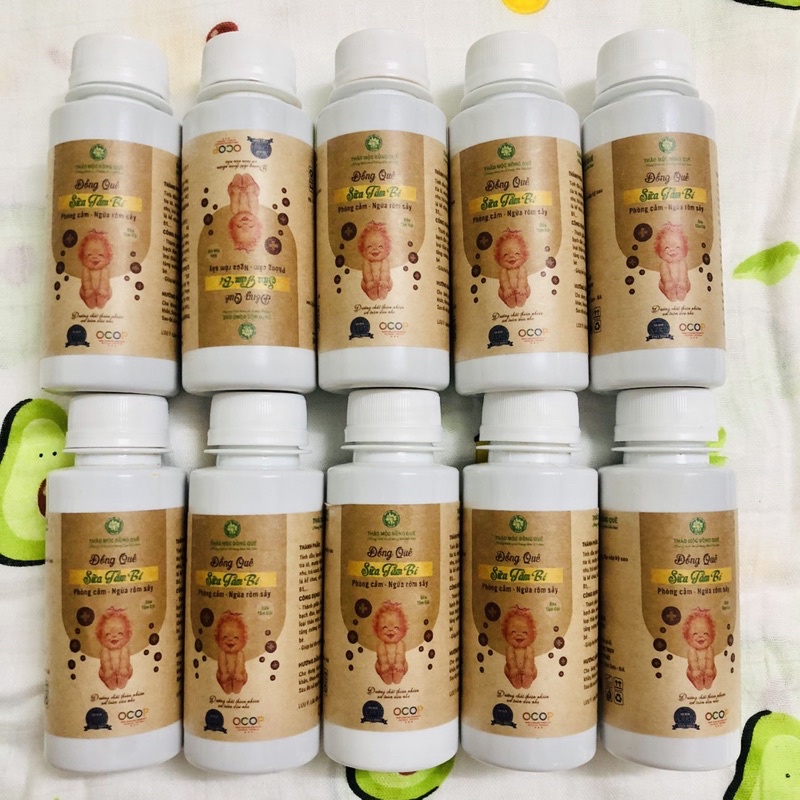 Sữa tắm gội thảo dược phòng cảm cúm và dị ứng da cho bé Thảo mộc đồng quê 50ml