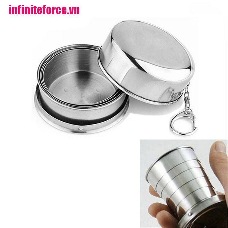 Ly nước inox gấp gọn tiện lợi chất lượng cao