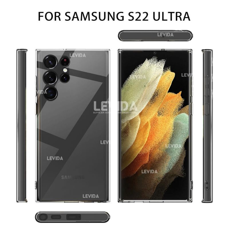 Ốp điện thoại mềm trong suốt 2.0mm cho Samsung S22/ S22 Plus/ S22 Ultra/ S22 Plus/ S22 Ultra