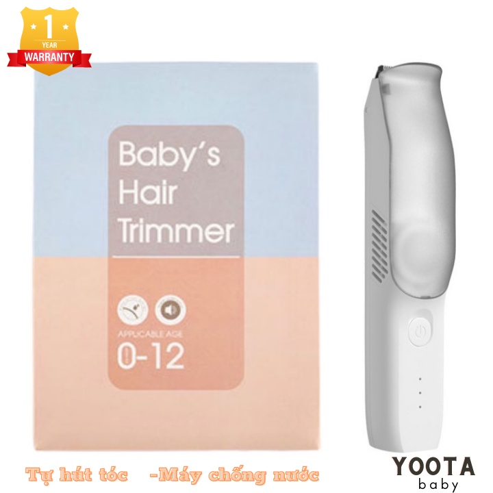 Tông Đơ Cắt Tóc YOOTA BABY Hút Lại Tóc Thừa, Thiết kế Mới Siêu Êm Bền Bỉ Chống Ồn