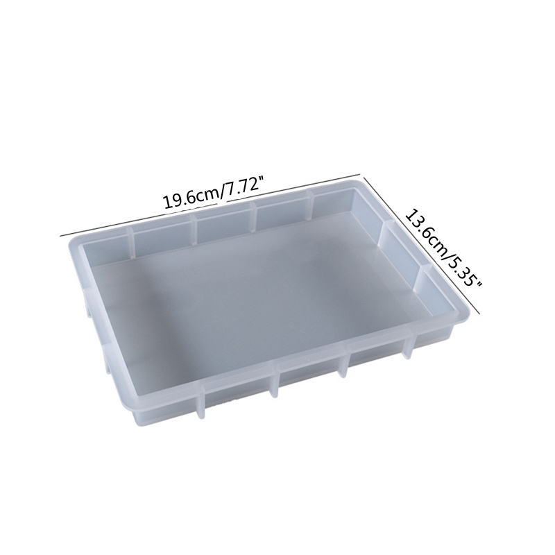 Khuôn Silicone Hình Học / Vuông / Chữ Nhật Làm Trang Sức Thủ Công DIY