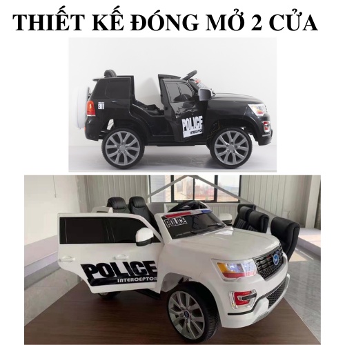 Xe ô tô điện cảnh sát trẻ em TILO KIDS TLK-8989