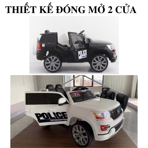 Xe ô tô điện cảnh sát trẻ em TILO KIDS TLK-8989