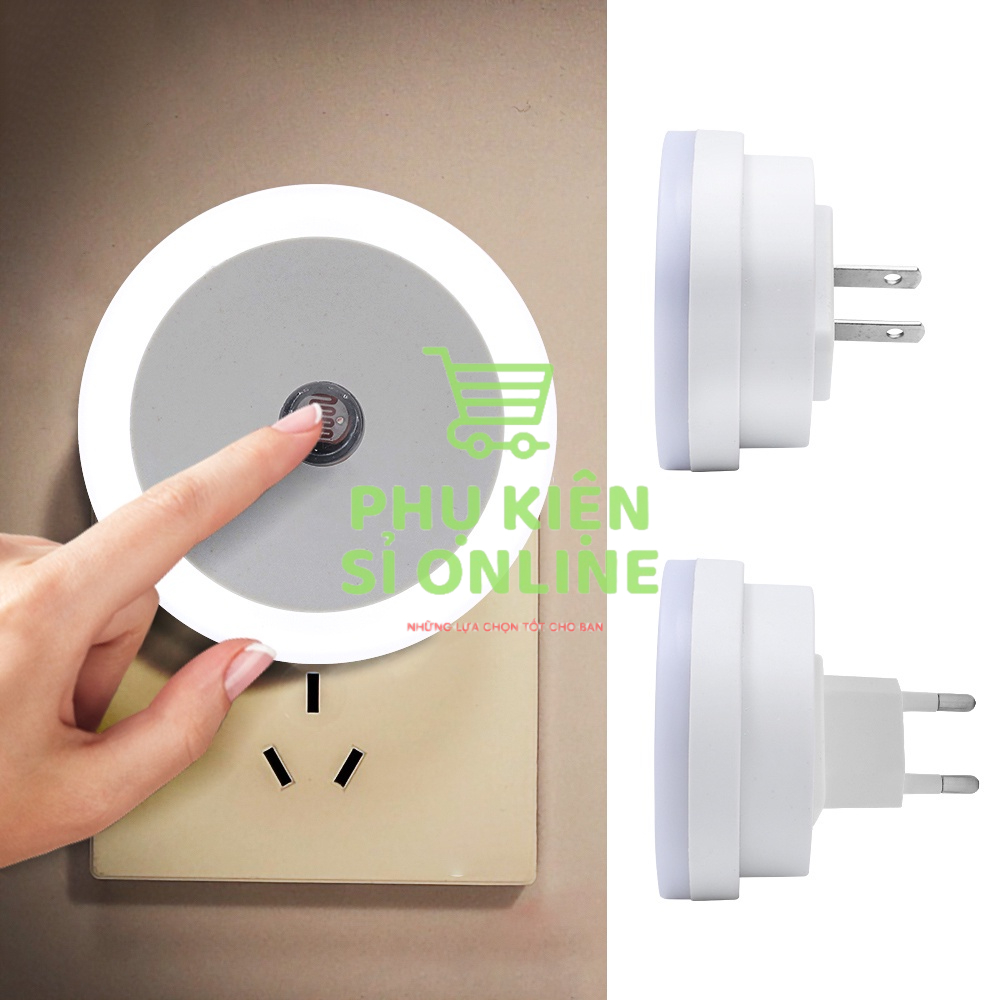 Đèn ngủ cảm ứng ánh sáng/Tự động bật tắt tiết kiệm điện kiểu dáng dễ thương trang trí phòng ngủ Store4girls