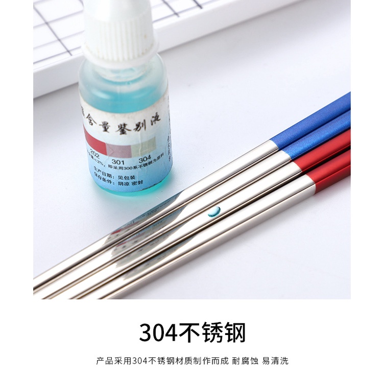 Đũa Inox 304 Hình Vuông Phong Cách Trung Hoa