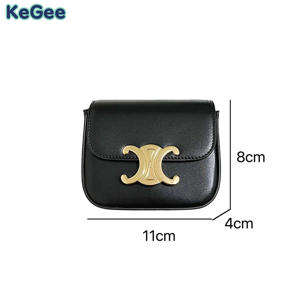 Túi Da PU Đeo Chéo Mini Phong Cách Hàn Quốc Cho Nữ