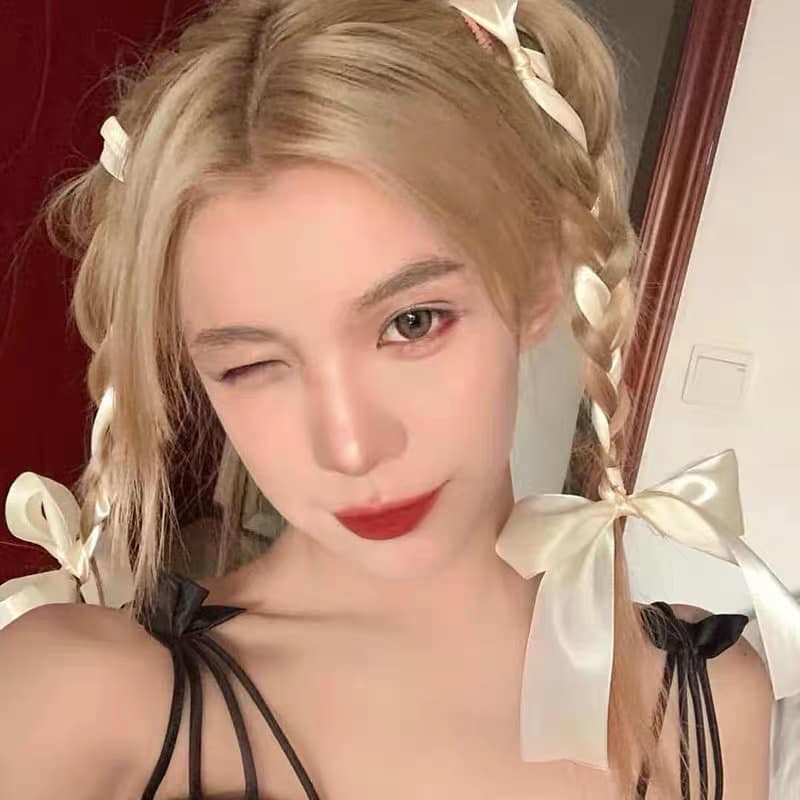 [HÀNG CÓ SẴN] Dây lụa satin cột tóc tạo kiểu tóc thắt nơ