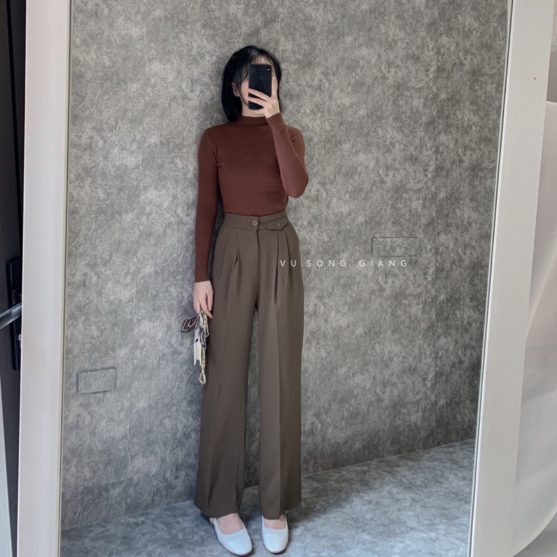 [ẢNH THẬT SHOP TỰ CHỤP] Áo len body cổ 3p | BigBuy360 - bigbuy360.vn