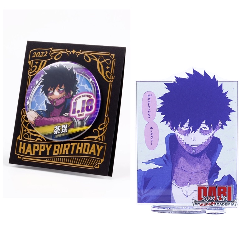 MHA STANDEE VÀ BADGE SINH NHẬT DABI 2022