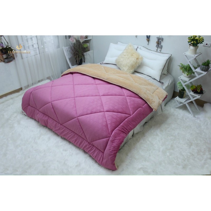 -50% ❤❤❤Chăn lông cừu hàng công ty Happyness mẫu đẹp