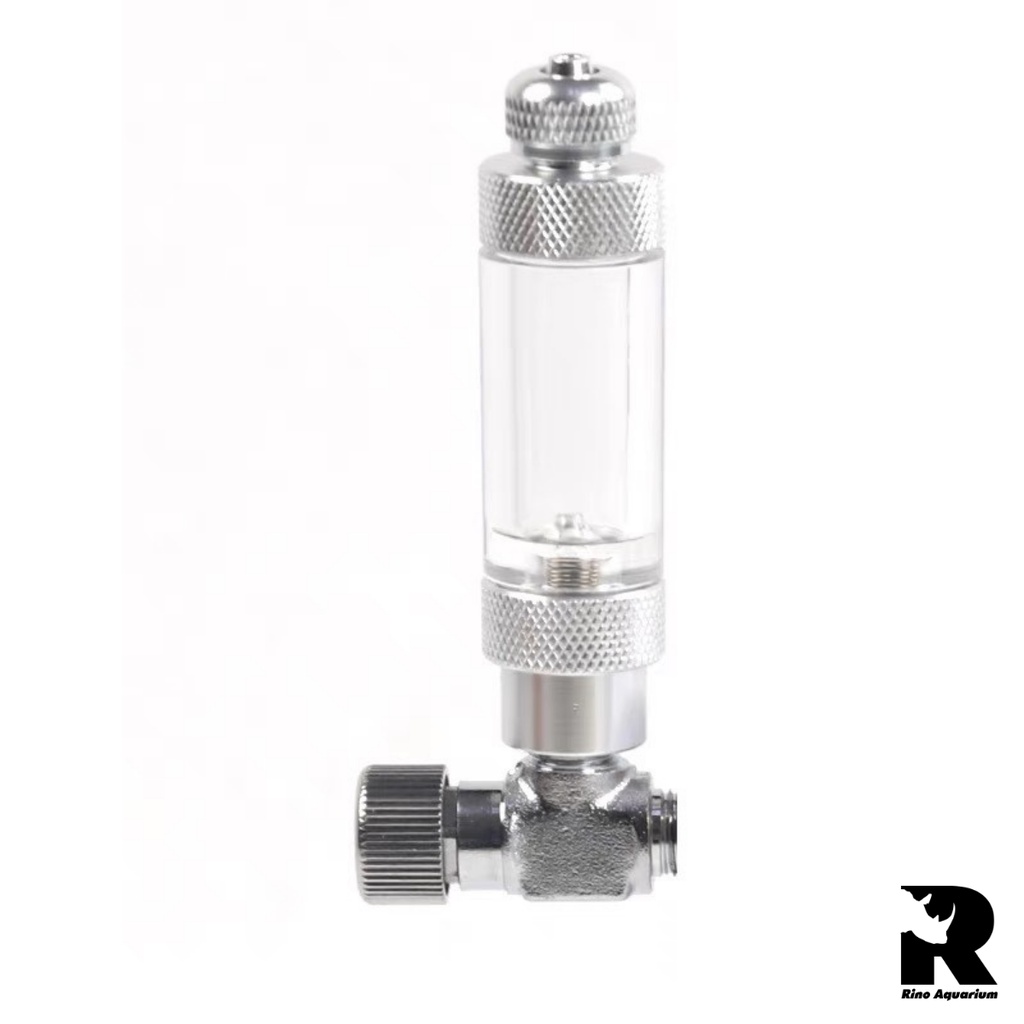 Đếm Giọt CO2 Mufan Đơn Đầu Dùng Cho Van Điện Tích Hợp Van 1 Chiều Bằng Inox Cho Hồ Thủy Sinh