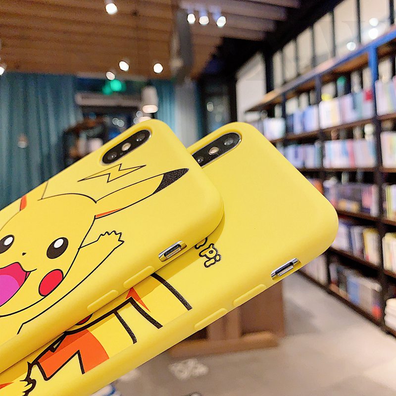Ốp điện thoại dẻo Pikachu hoạt hình cho For iPhone 11 Pro Max XS MAX XR X 7 8 6 6S Plus SE 2020