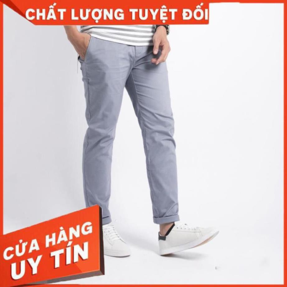 Quần Kaki Nam Slimfit Hàn Quốc Veratino Cao Cấp - Full màu: Xanh rêu, đen, nâu, xám chất co giãn, dáng công sở.