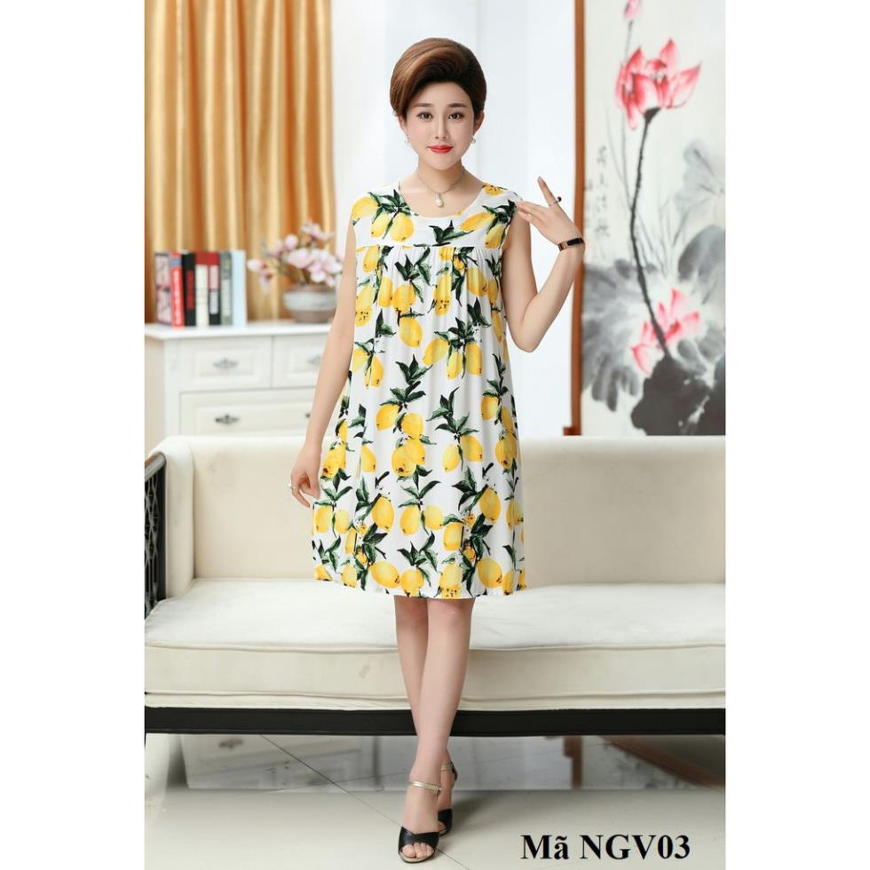 Váy, đầm ngủ mặc nhà cho người trung niên, người lớn tuổi đẹp trẻ