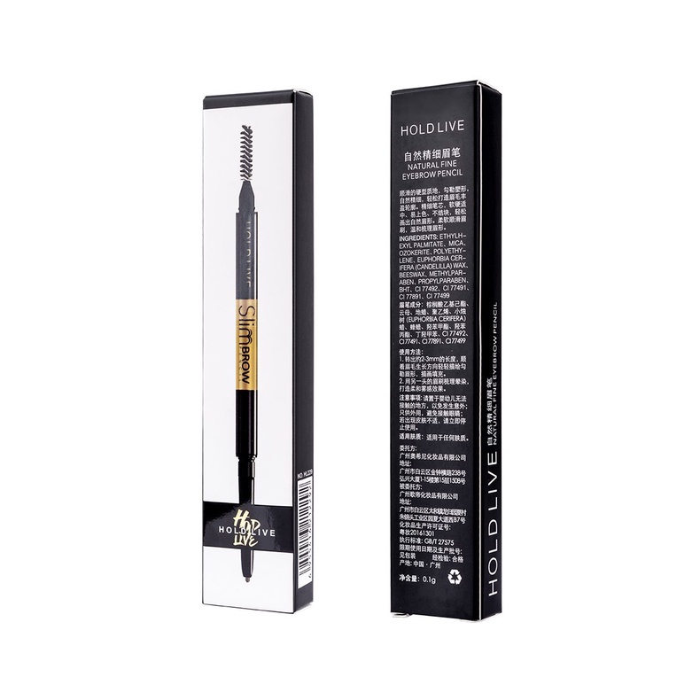 Chì kẻ mày Hold Live Slim Brow HL229 nét mảnh dễ lên màu lâu trôi dễ kẻ nội địa trung chính hãng