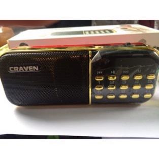 Loa đài Craven CR 25A, máy nghe nhạc đọc kinh phật dùng thẻ nhớ/USB nghe tiếng Anh cho bé