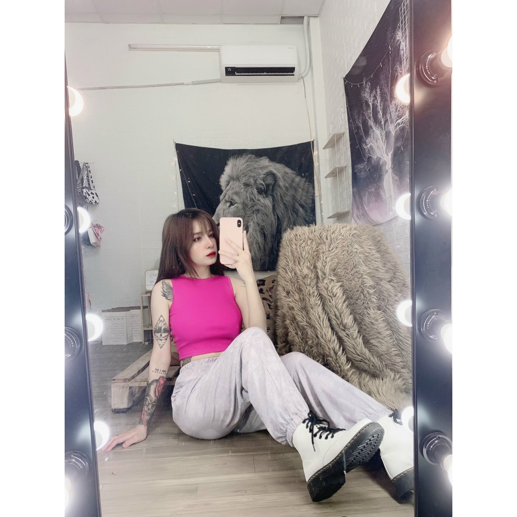 quần jogger màu loang xám hot ảnh thật