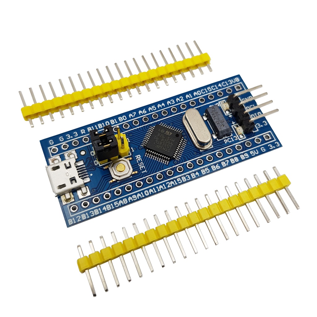 Mạch STM32F103C8T6 thích hợp cho các bạn mới nghiên cứu về dòng vi điều khiển ARM.