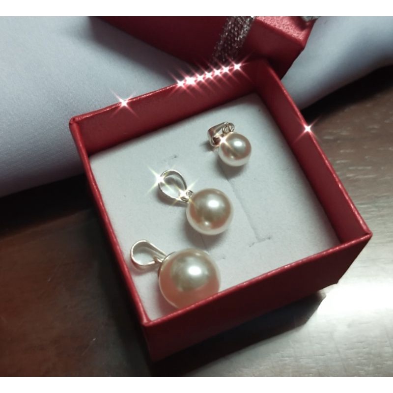 Mặt dây chuyền bạc 925 hạt châu sáng trọng thời trang dễ phối đồ vĩnh viễn bảo hành đánh sáng bạc