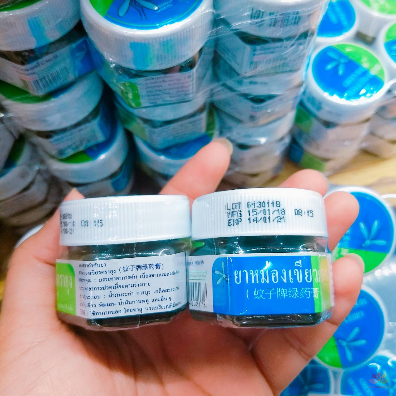 Dầu bôi muỗi đốt Yaņhee Green Balm Mosquito Brand (Thái Lan)