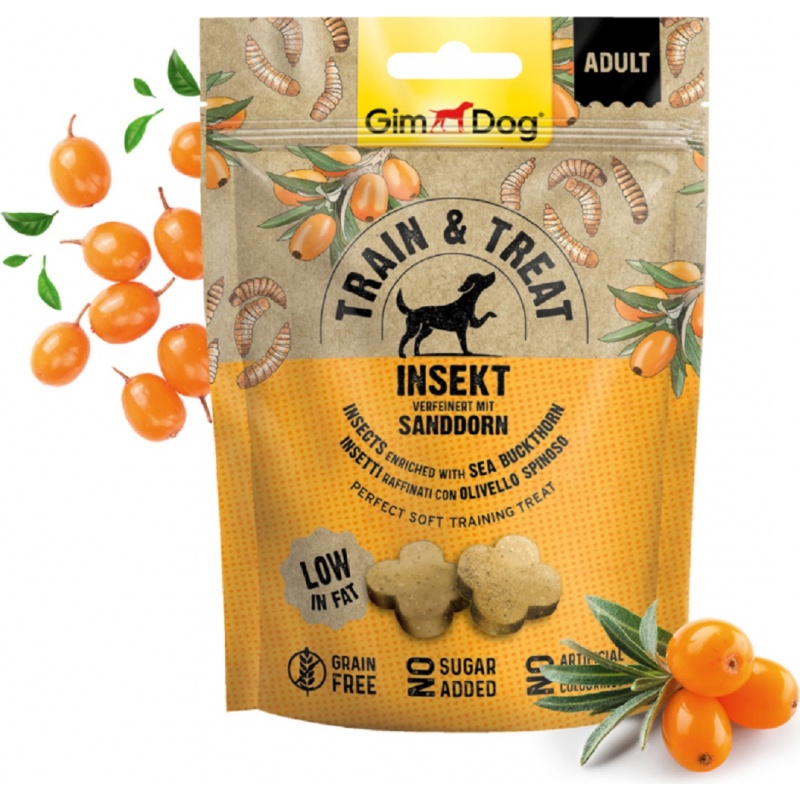 125g - GIMDOG TRAIN &amp; TREAT - Snack hỗ trợ huấn luyện cho chó - chính hãng Đức - PetZoneHCM