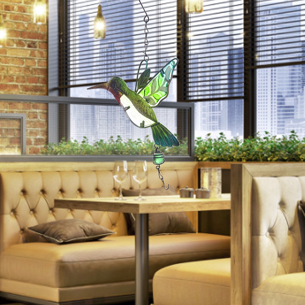 Chuông gió treo cửa kính hình chú chim dễ thương xinh xắn