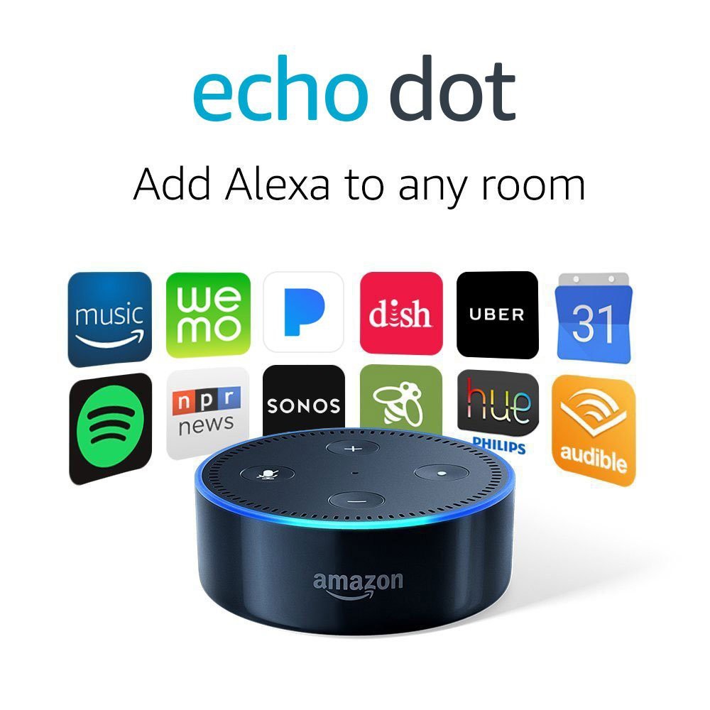 Loa thông minh Amazon Echo Dot 2 (Hàng nhập khẩu Refurbished)