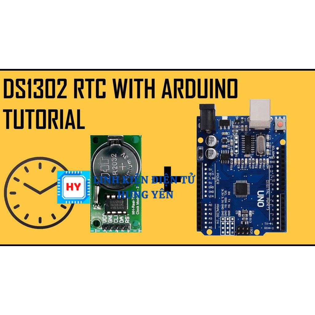 Module Thời Gian Thực DS1302 KÈM PIN CR2032