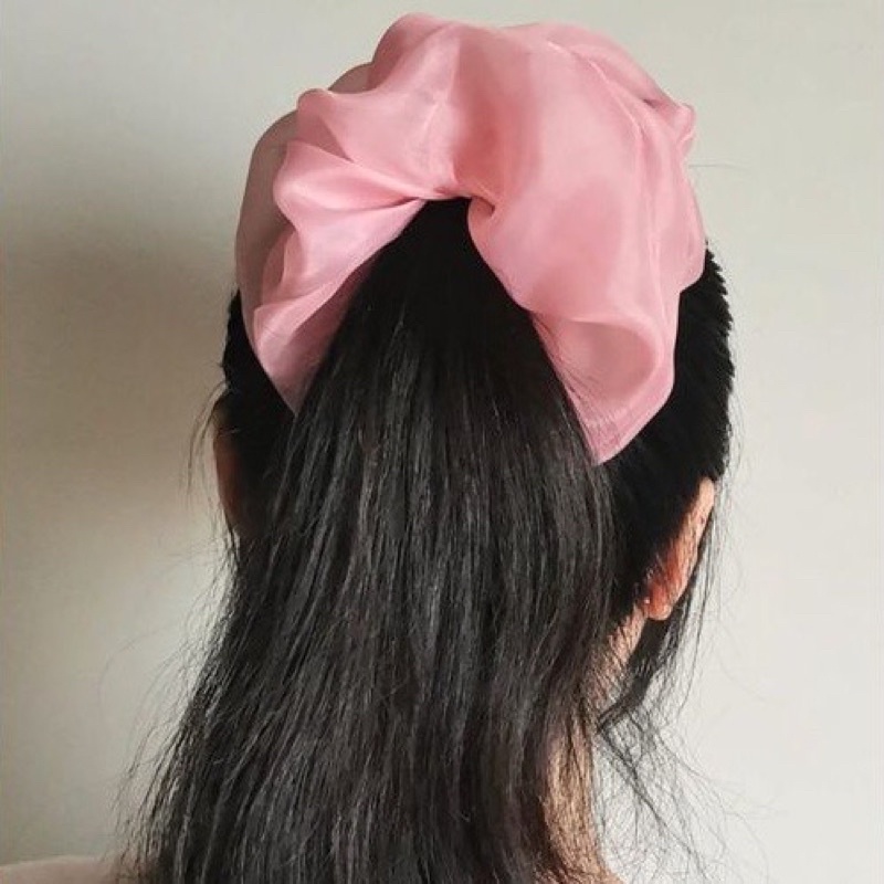 Dây cột tóc Scrunchies màu trơn cho nữ