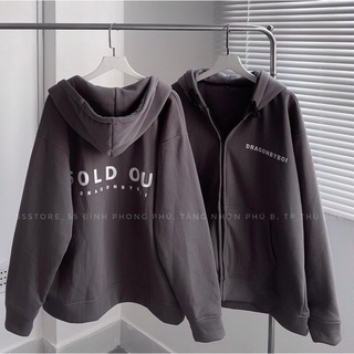 Áo khoác nỉ unisex ❤️ áo khoác nỉ kéo khóa có mũ ❤️ áo hoodie nỉ có mũ form rộng unisex ms115