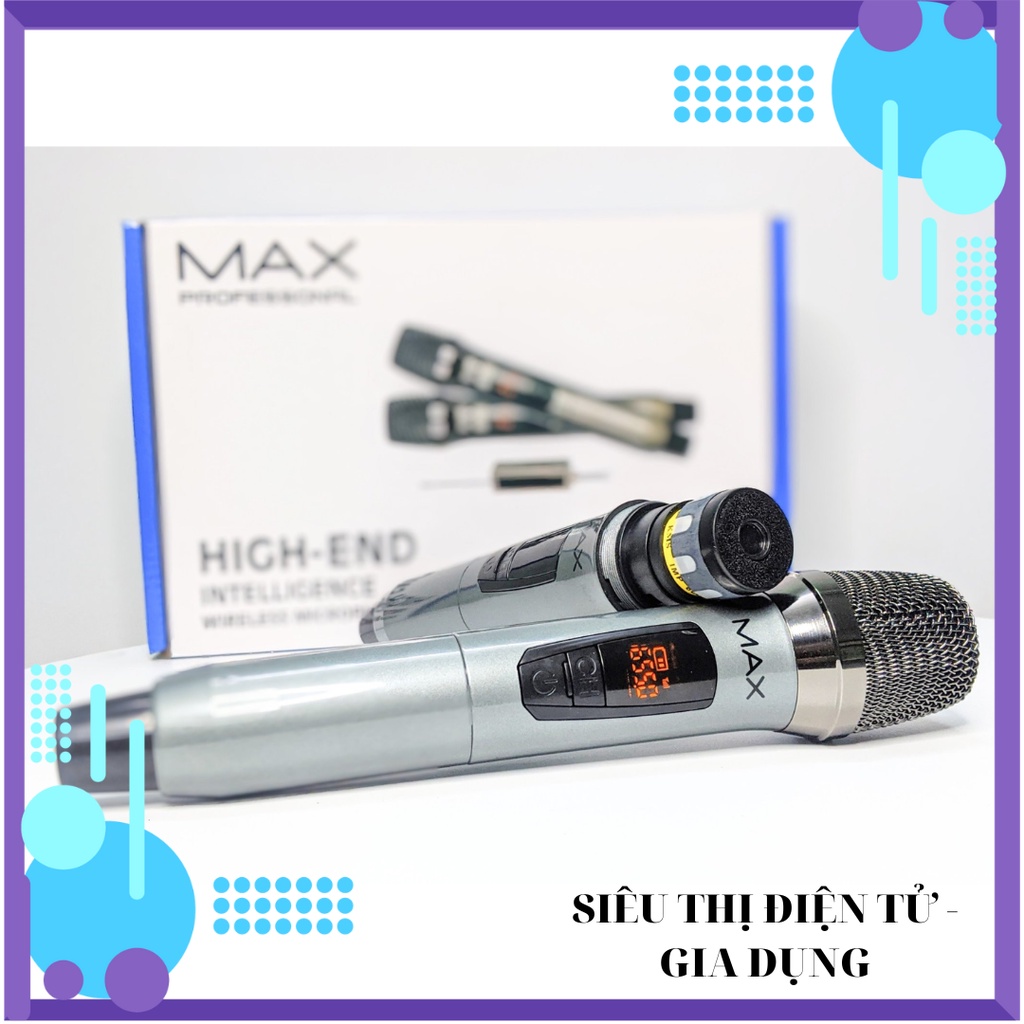 Micro đa năng Max-19, Micro JOA H5, hát nhẹ, sử dụng loa kéo, amply chuyên karaoke