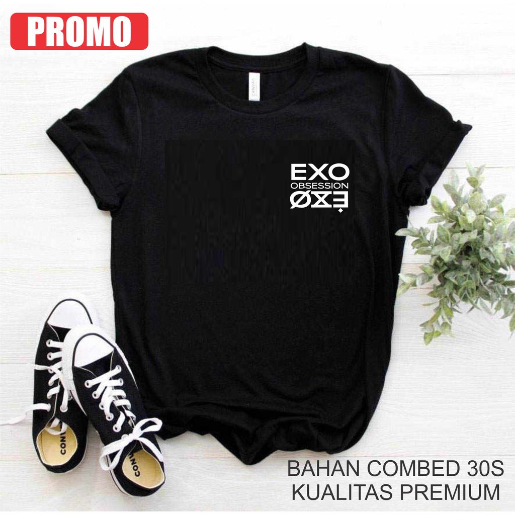 Áo Thun In Logo Exo Obsession Thời Trang Cho Nam Nữ