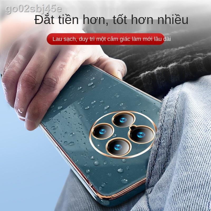 Ốp lưng điện thoại di động Huawei Mate30epro tráng gương mới Mate30 kính cạnh thẳng siêu mỏng trọn bộ c