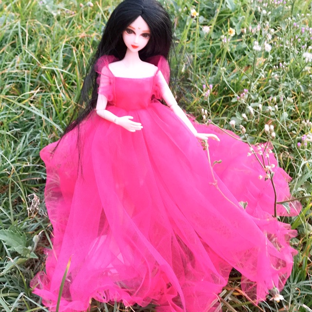 Đầm công chúa cho barbie, xinyi, kenxin, 1/6, 28/30cm
