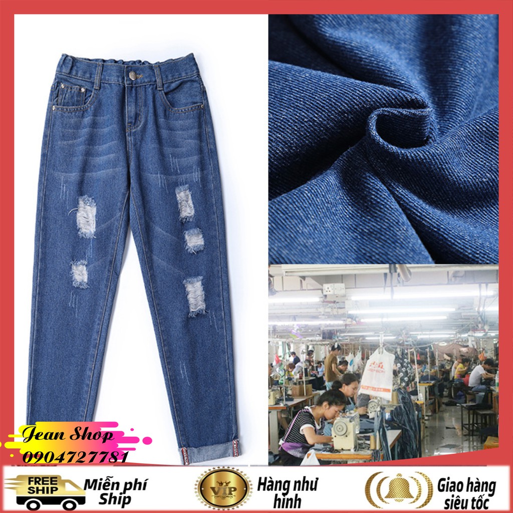 Quần bò nữ Ullzang FREE SHIP Quần jean nữ Quảng Châu cao cấp giá rẻ-Quần bò nữ cạp cao mẫu mới nhất Q38