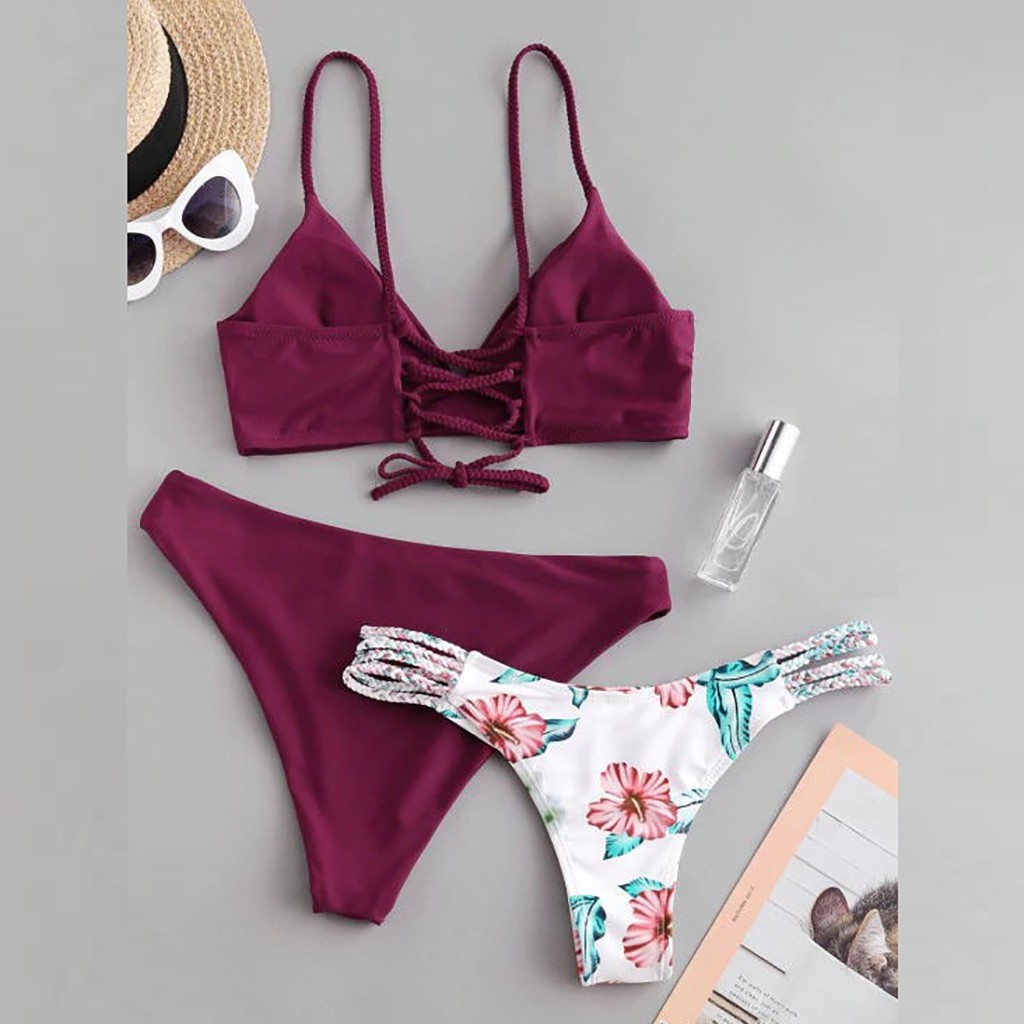 Set Bikini Hoạ Tiết In Cho Phái Nữ | BigBuy360 - bigbuy360.vn