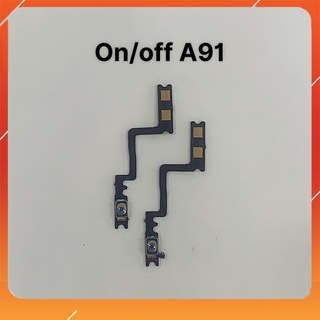 Cáp nút nguồn oppo a91 / c25 hàng zin