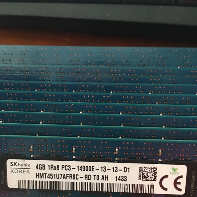 Ram SK Hynix, Sam Sung  4GB PC3L-14900 DDR3 bus 1866MHz