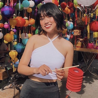 Áo croptop kiểu yếm buộc dây Nala Studio